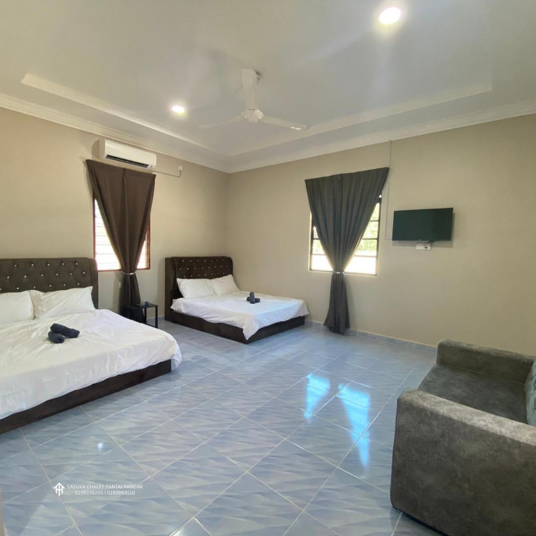 Sasuka Chalet Pantai Pandak Куала Теренгану Екстериор снимка
