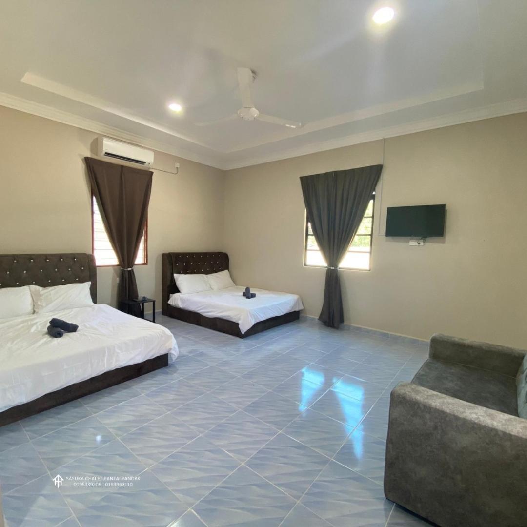 Sasuka Chalet Pantai Pandak Куала Теренгану Екстериор снимка